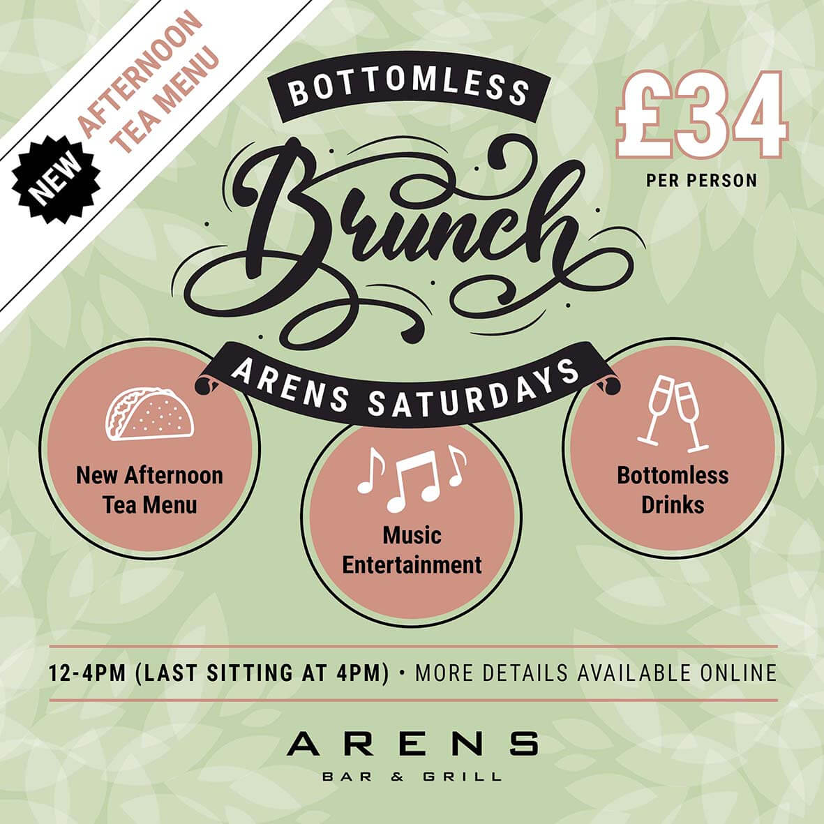 Arens Bottomless Brunch February 